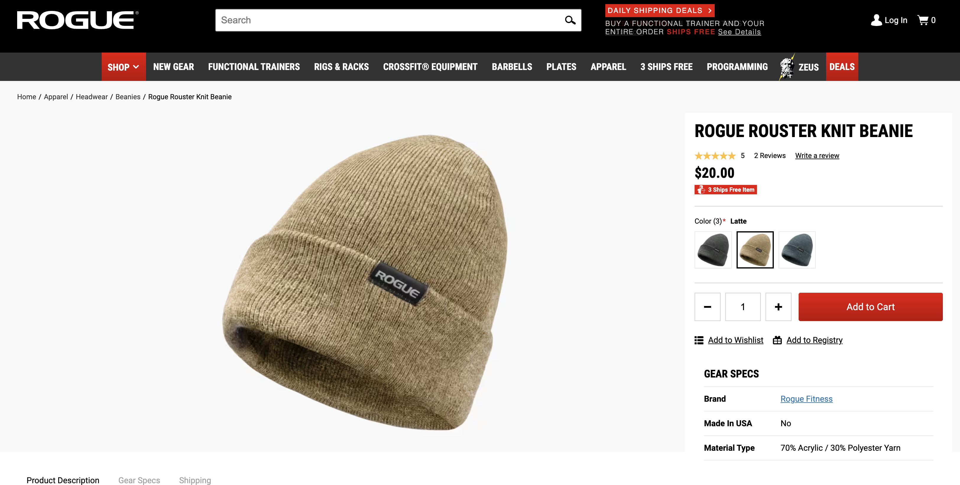 Ineligible product